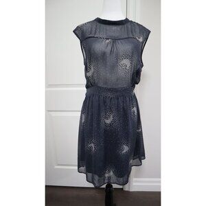 Crescent Moon & Stars Sheer Dress Med Lazerade by Veda